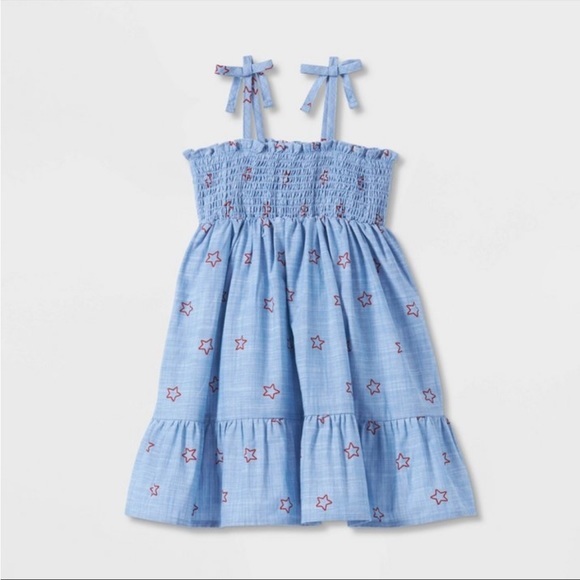 Cat & Jack Other - NWT Little girl’s Blue dress with stars
